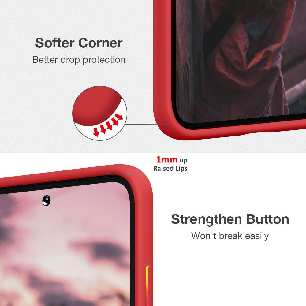 pcgaga Compatible with Galaxy Z Fold 3 Case with Pen Holder [Hinge Protection] Shockproof PU Leather Back Protective Phone Cover for Samsung Galaxy Z Fold 3 5G (2021) (Red(S20+)) 4