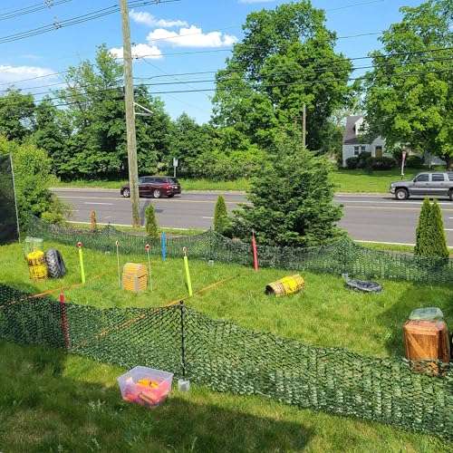 HYOUT Camo Netting Camouflage Netting Jungle Camo Net for Hunting WoodlandShooting Blinds Camping Military Party Decoration Watching Hide 4