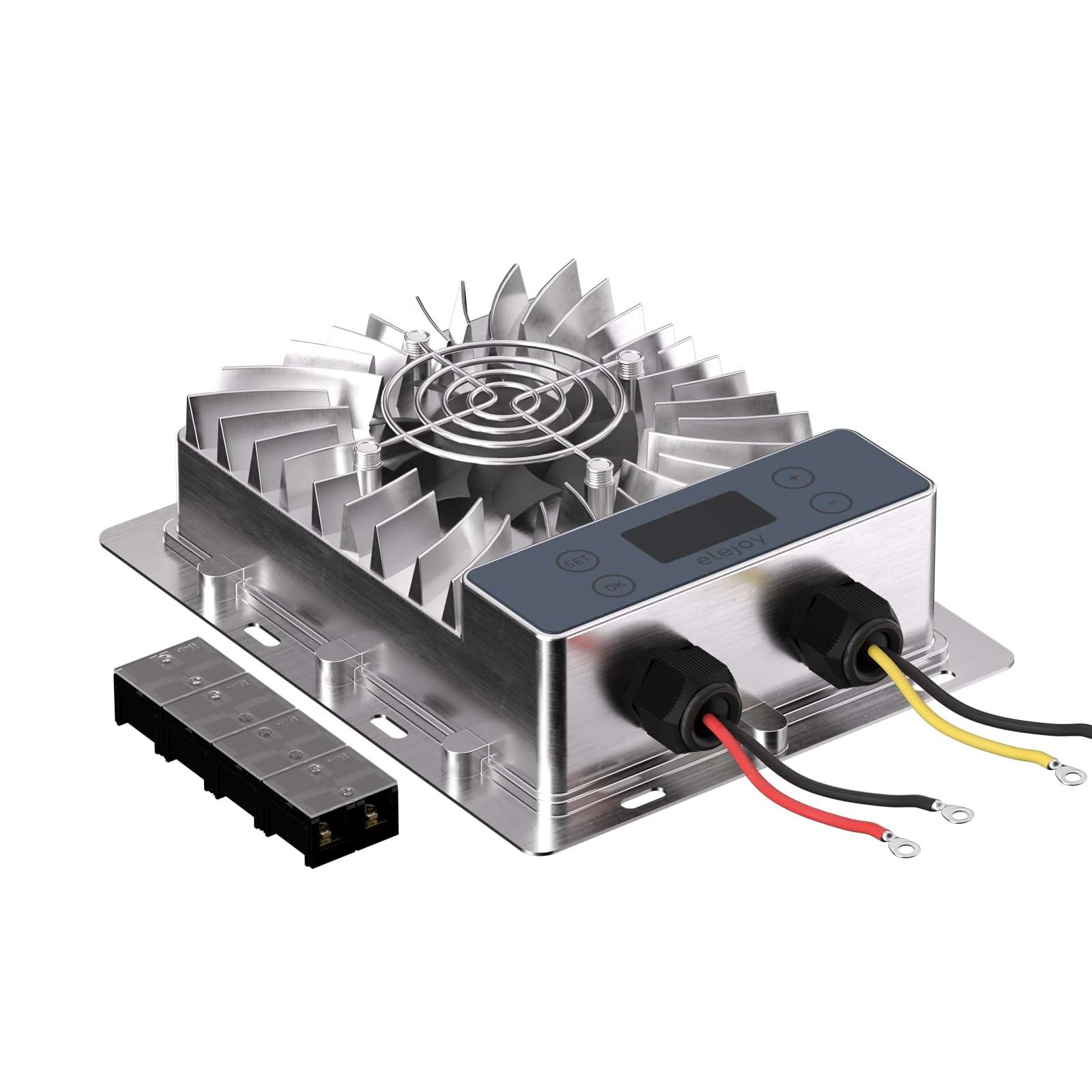 ELEJOY 40 Amp 600W MPPT Solar Charge Controller IP65 Waterproof Step-Down Adjustable 10-30V Battery System Auto,Max PV Voltage 84V Solar Panel Regulator 1