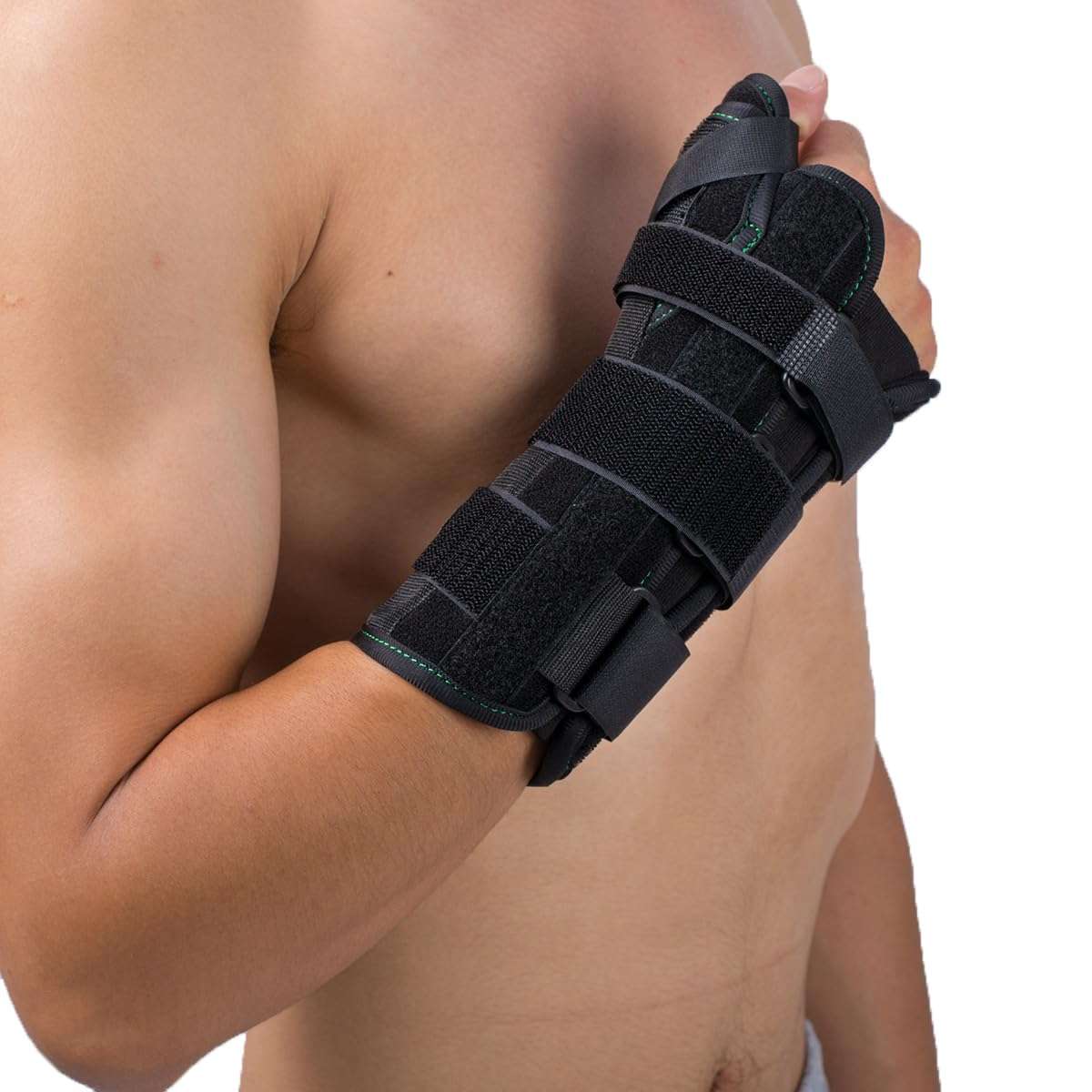 Wrist Brace with Thumb Spica Splint for De Quervain's Tenosynovitis Carpal Tunnel Pain Wrist & Thumb Stabilizer for Tendonitis Arthritis, Sprains & Fracture Forearm Support Cast 1