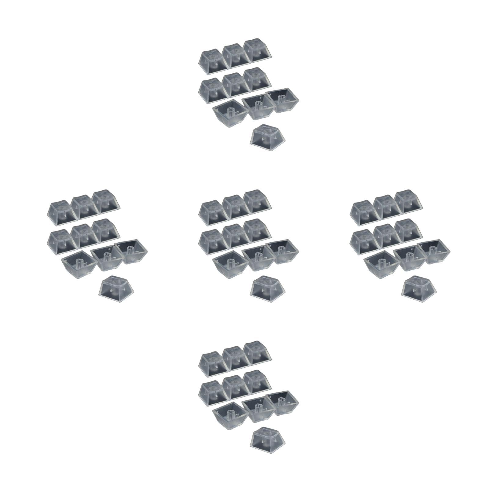 10 Pcs Transparent ABS Keycaps Mechanical Keyboard Keycaps Matte Backlit Keycaps For Cherry Switch Mechanical Keyboard Cherry Keycaps 60% 6