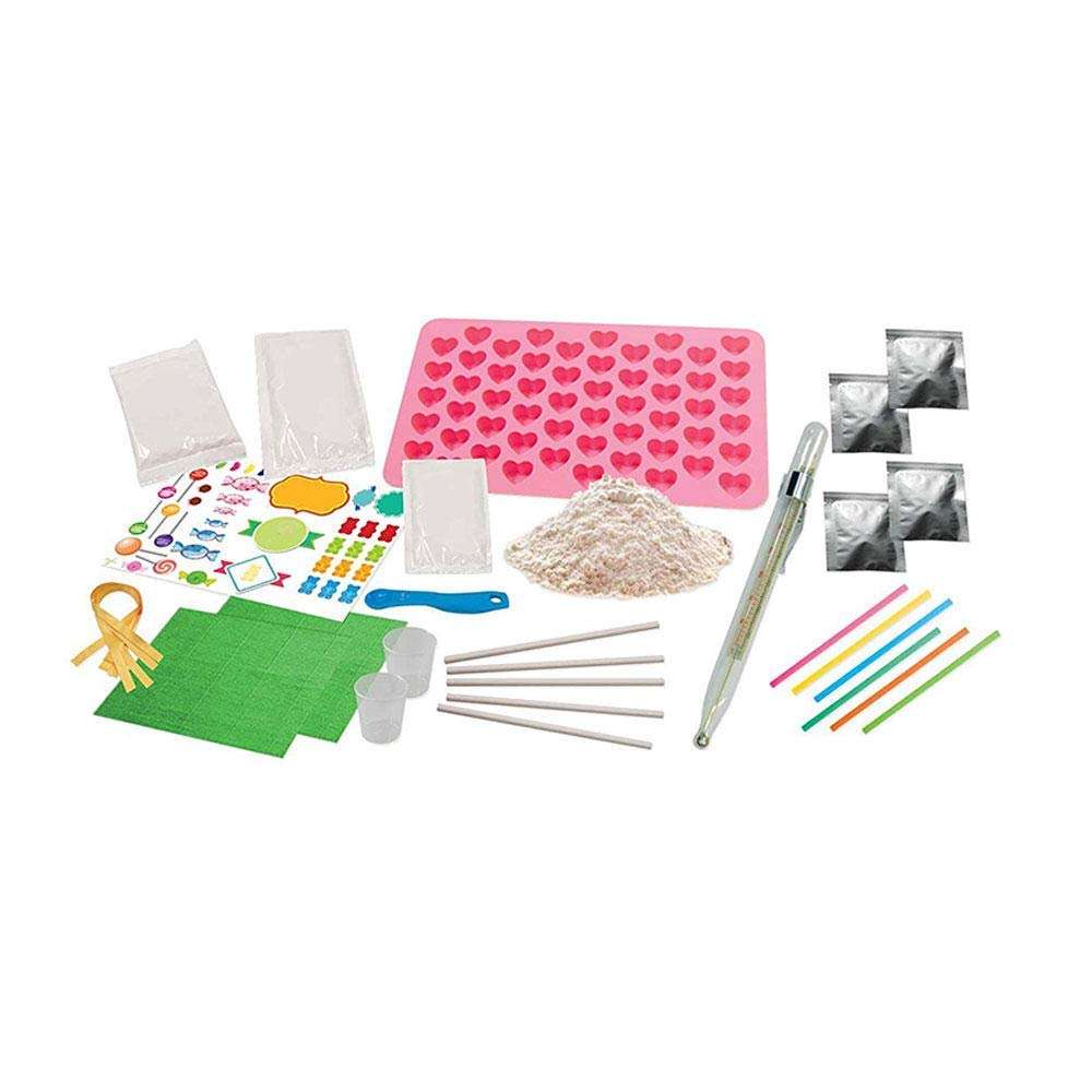 hand2mind Candy Making Kit Science Kit for Kids 8-12, Candy for Kids Science Kit with Fact-Filled Guide, Rock Candy Sticks, Gummy Worms Candy Lab, STEM Toys, 16 Science Experiments 6