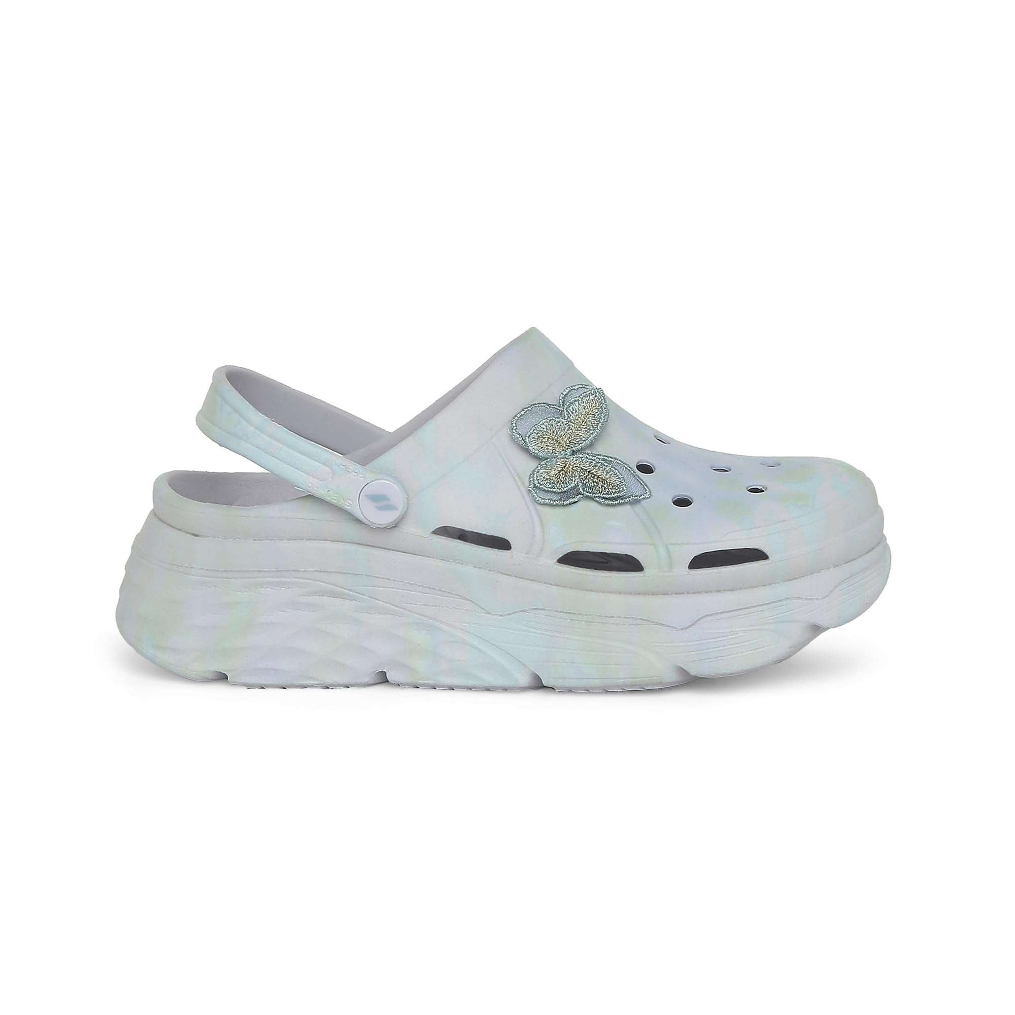 Skechers womens MAX CUSHIONING Black SANDAL -7 UK (10 US) (111351) 1