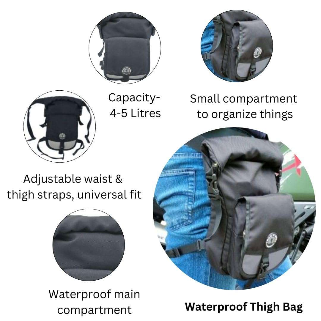 TREK 'N' RIDE Waterproof Thigh bag 5