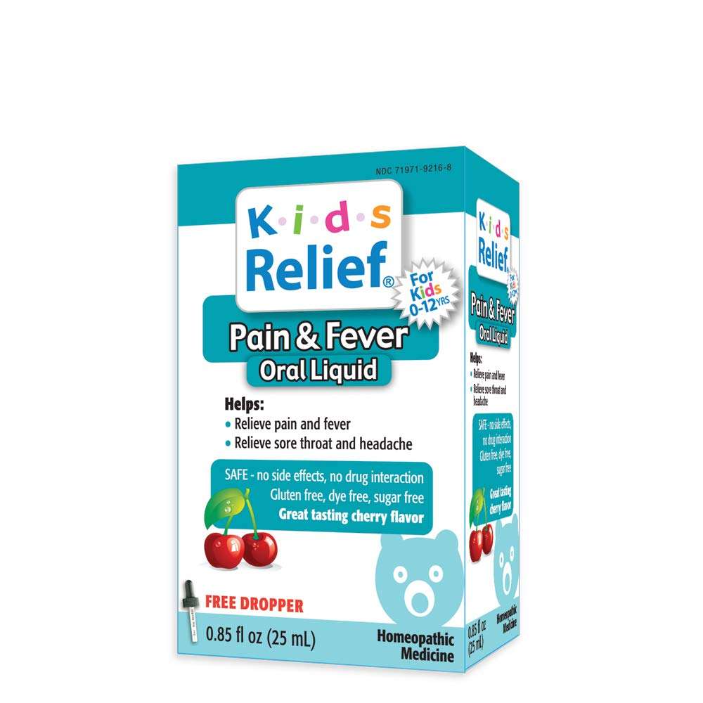 Kids Relief Pain and Fever Oral Solution, 0.85 Ounce 1