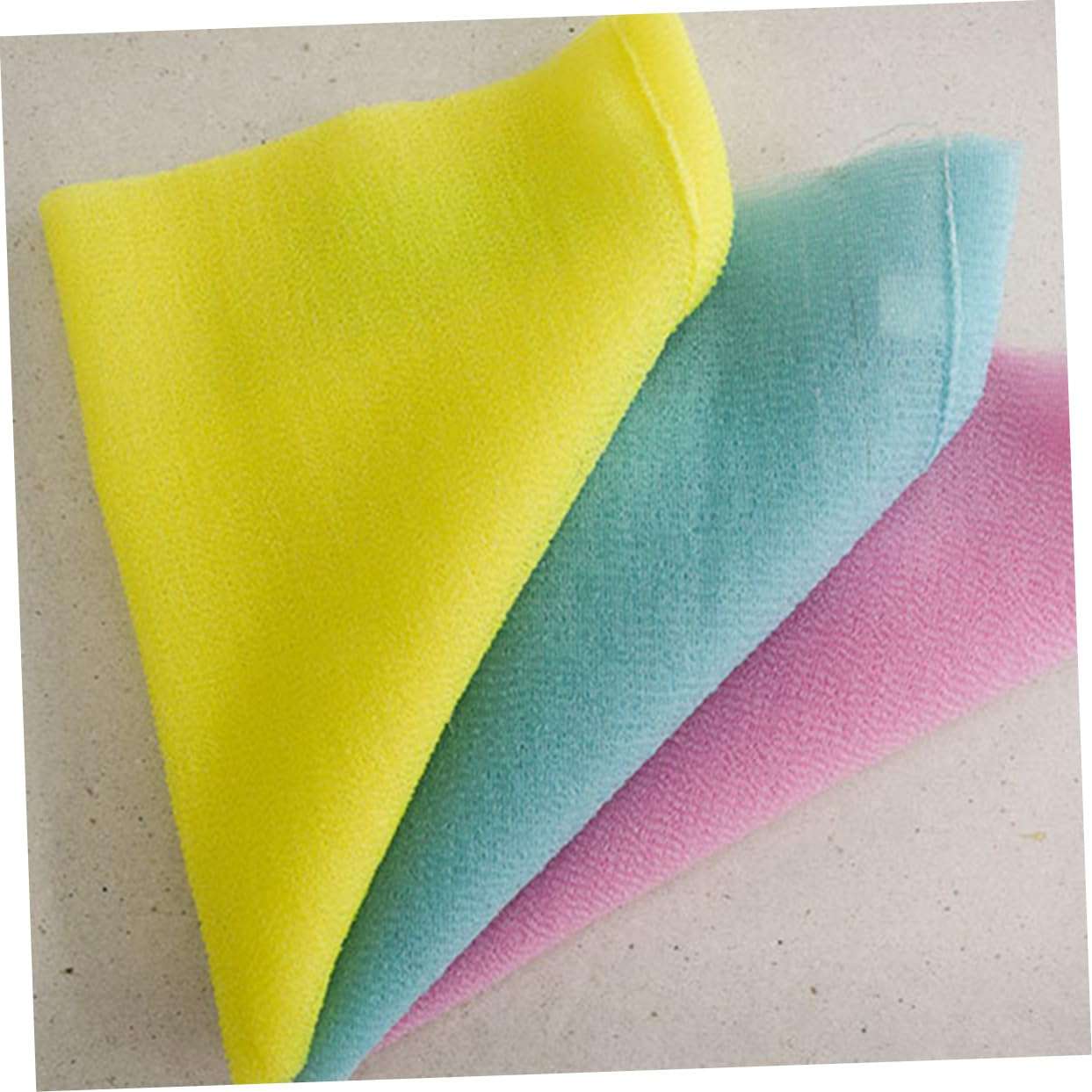 Beaupretty 4pcs Mixed Body Scrubbing Towel Exfoliating Bath Towel for Shower Back Back Scrubber 5