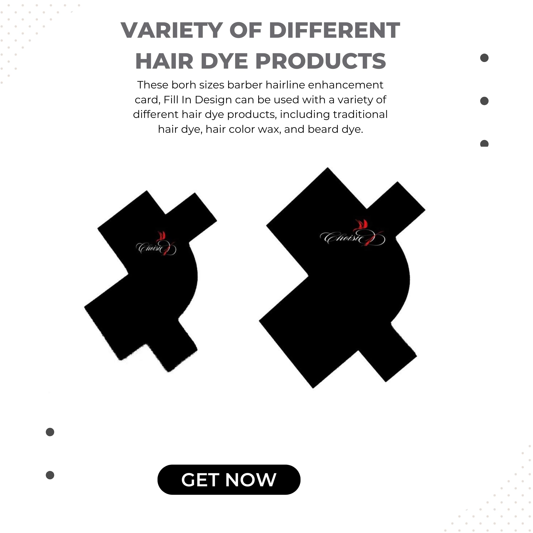 CHOISIE1 Line Me Up Barber Fill In Design Card (Pair) 4