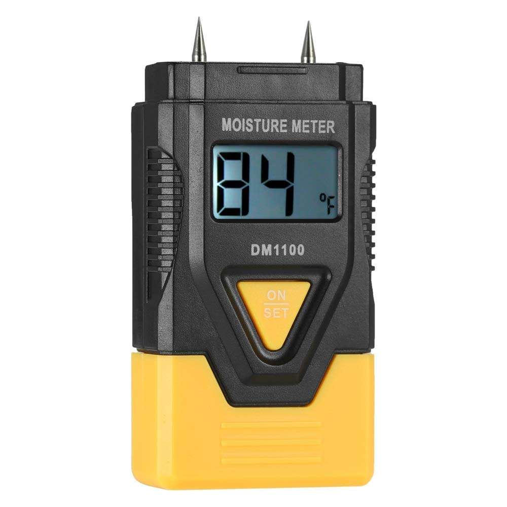 JF-XUAN Moisture Meter 3 in 1 Digital Wood Moisture Meter Thermometer Hygrometer Wood Materials Humidity Tester Temperature Measurement Humidity Tester Water Quality Tester 3