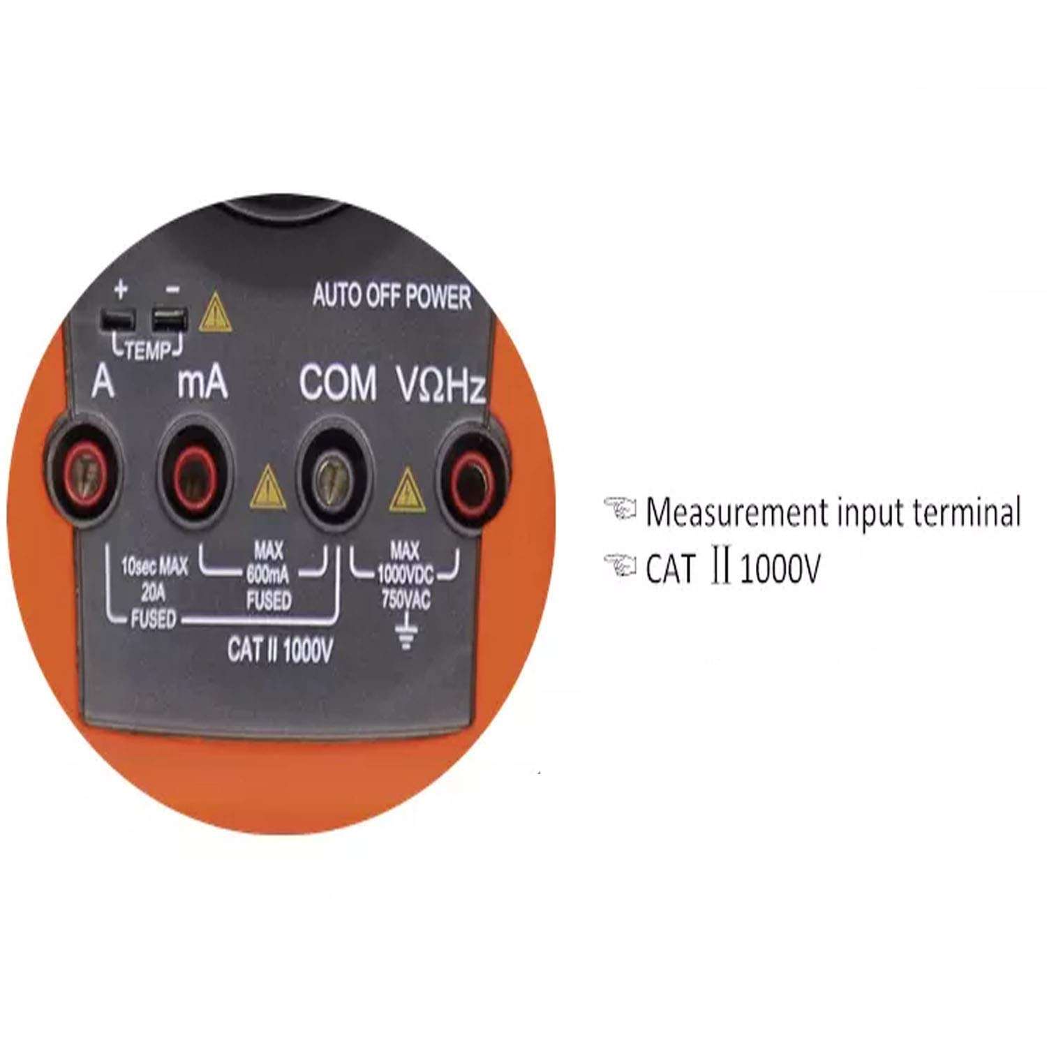 SH-CHEN VC99 Electrician Instrument Vichy Digital Multimeter DC Voltage Tester Digital Analog Strip Multimeter Electrical Multimeters Tools 6