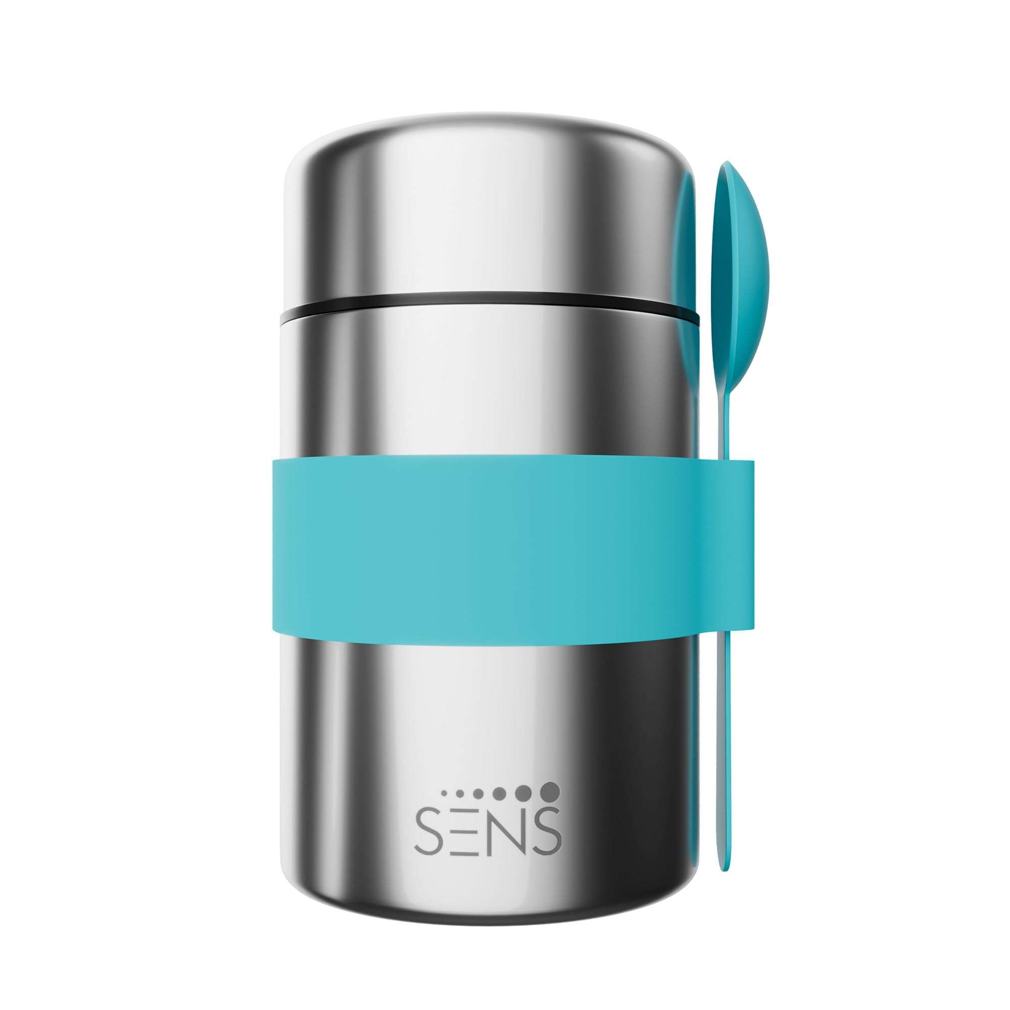 SENS JarJoy Food Jar 480ml for Kids, Additional Spoon, 304 Stainless Steel, hot or Cold up to 6 hrs, School, Picnic, Kids - Berry 1