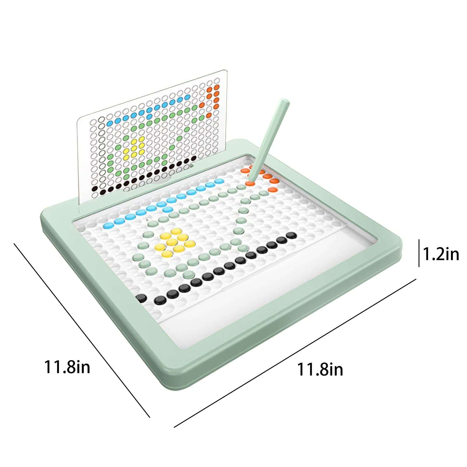 Magnetic Drawing Board, Learning & Playing Concentration Training Magnetic No Eraser Writing Doodle Puzzle Pencil Board Chessboard Early Education Thinking 6