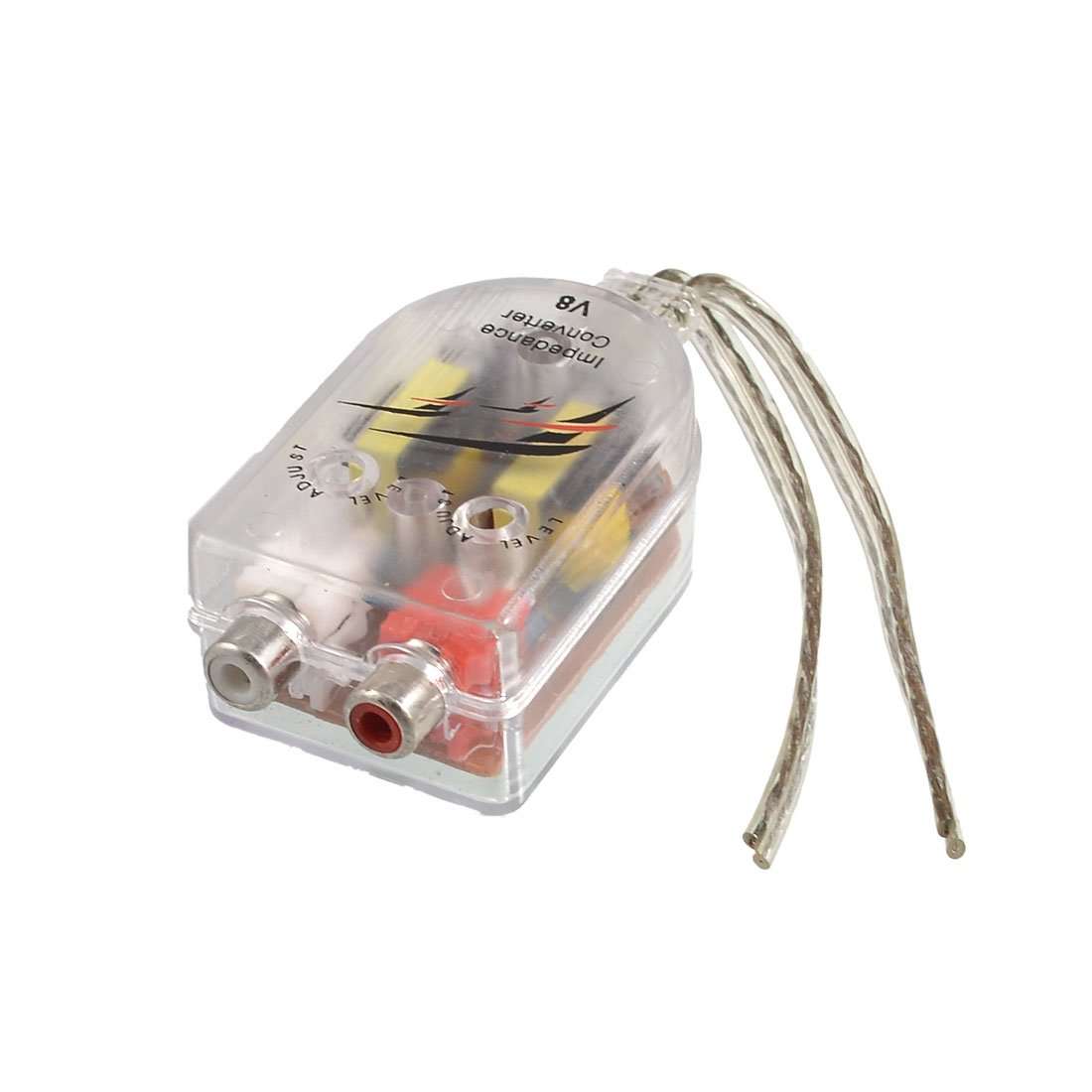 uxcell High to Low Impedance Speaker to RCA Line for Vehicle 1