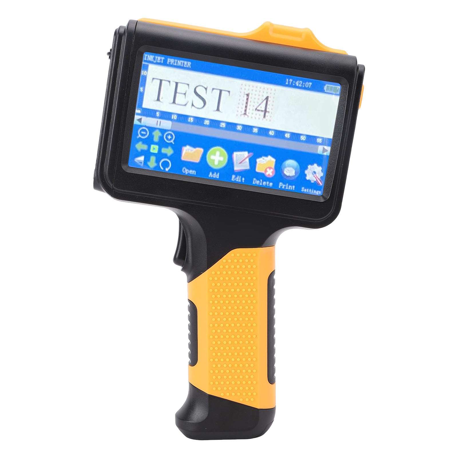 Handheld Inkjet Printer 600dpi with 42ml Ink Cartridge Hand Inkjet Printer for Metal Wood Glass Fabric Plastic Printing 25 Languages 3