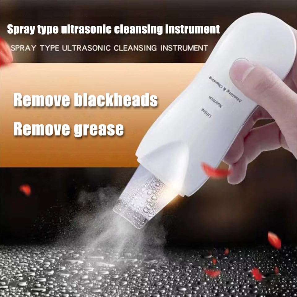 White heads and Blackhead Removal Tool | Ultrasonic Facial Kit Skin Scrubber Machine and Pores Cleanser with 3 Modes 3