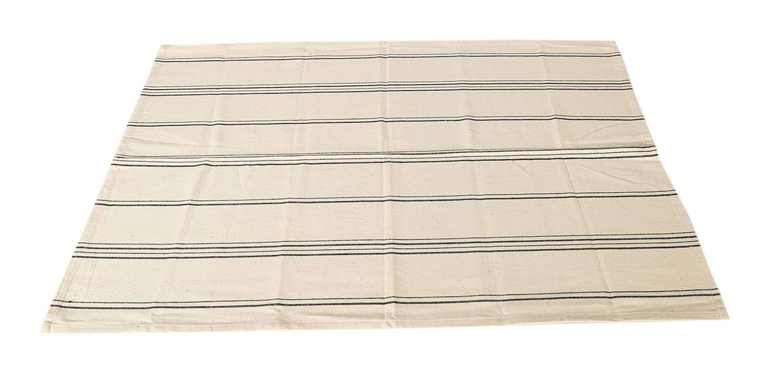 KASKOM Cotton Handmade Kitchen Towel - White 4