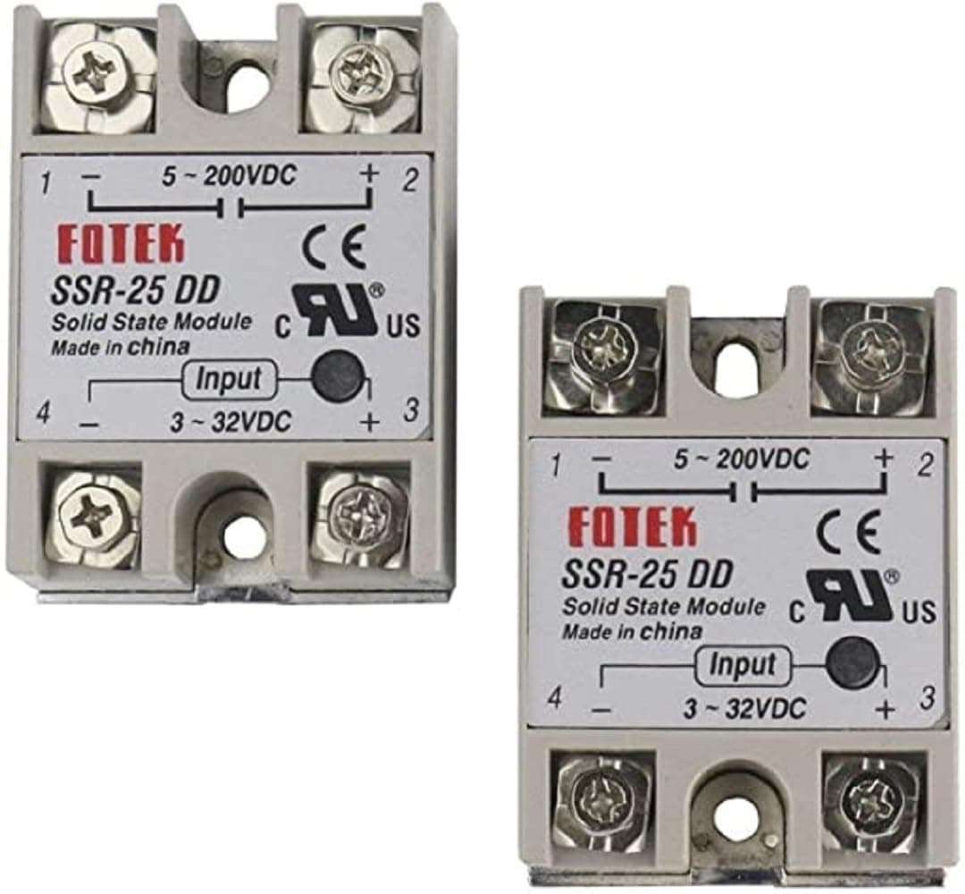 xcluma Solid State Relay SSR-25AA 25A 80-250V AC TO 24-380V AC SSR 25AA