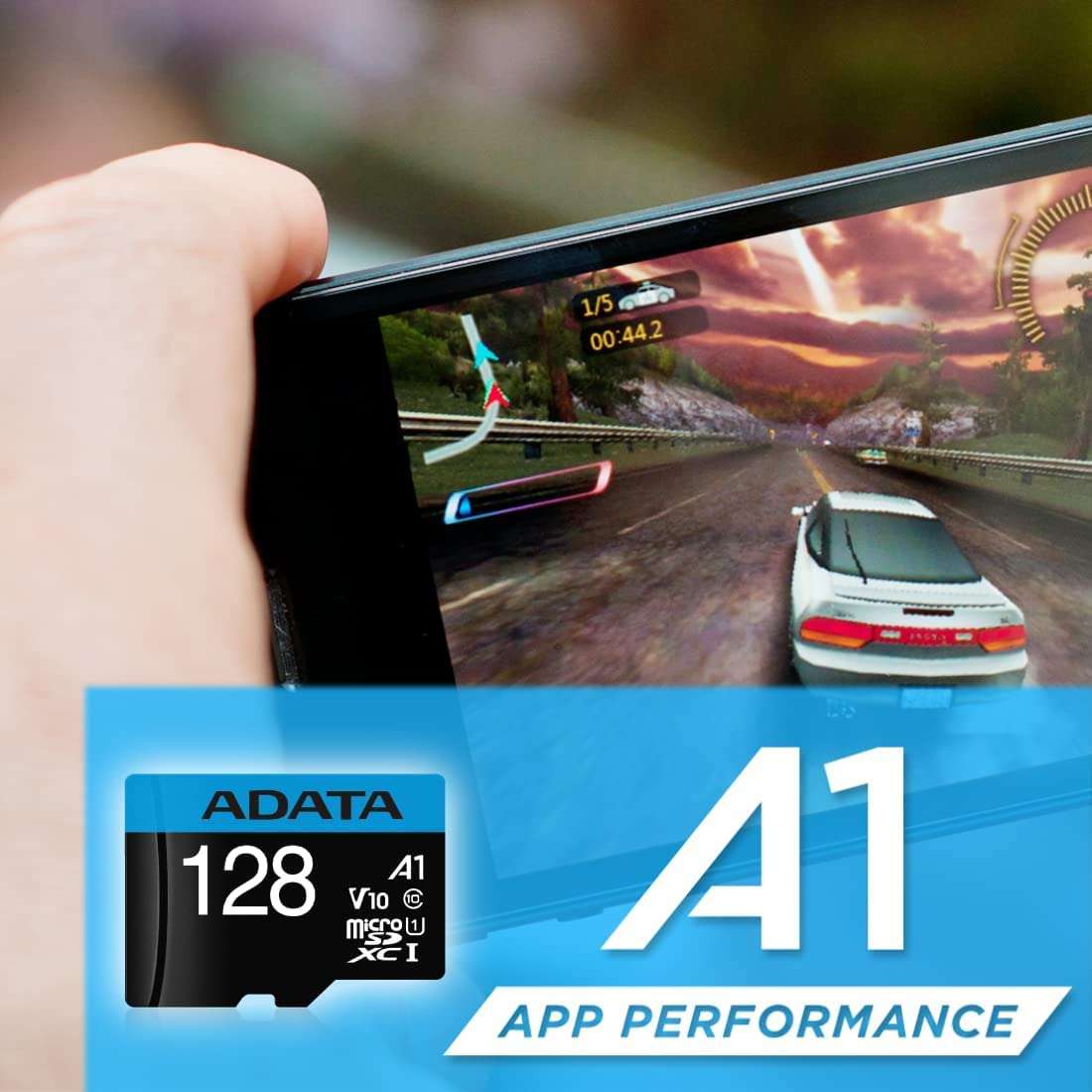 ADATA Premier 128GB MicroSDHC/SDXC UHS-I Class 10 V10 A1 Memory Card with Adapter Read up to 100 MB/s (AUSDX128GUICL10A1-RA1) 5