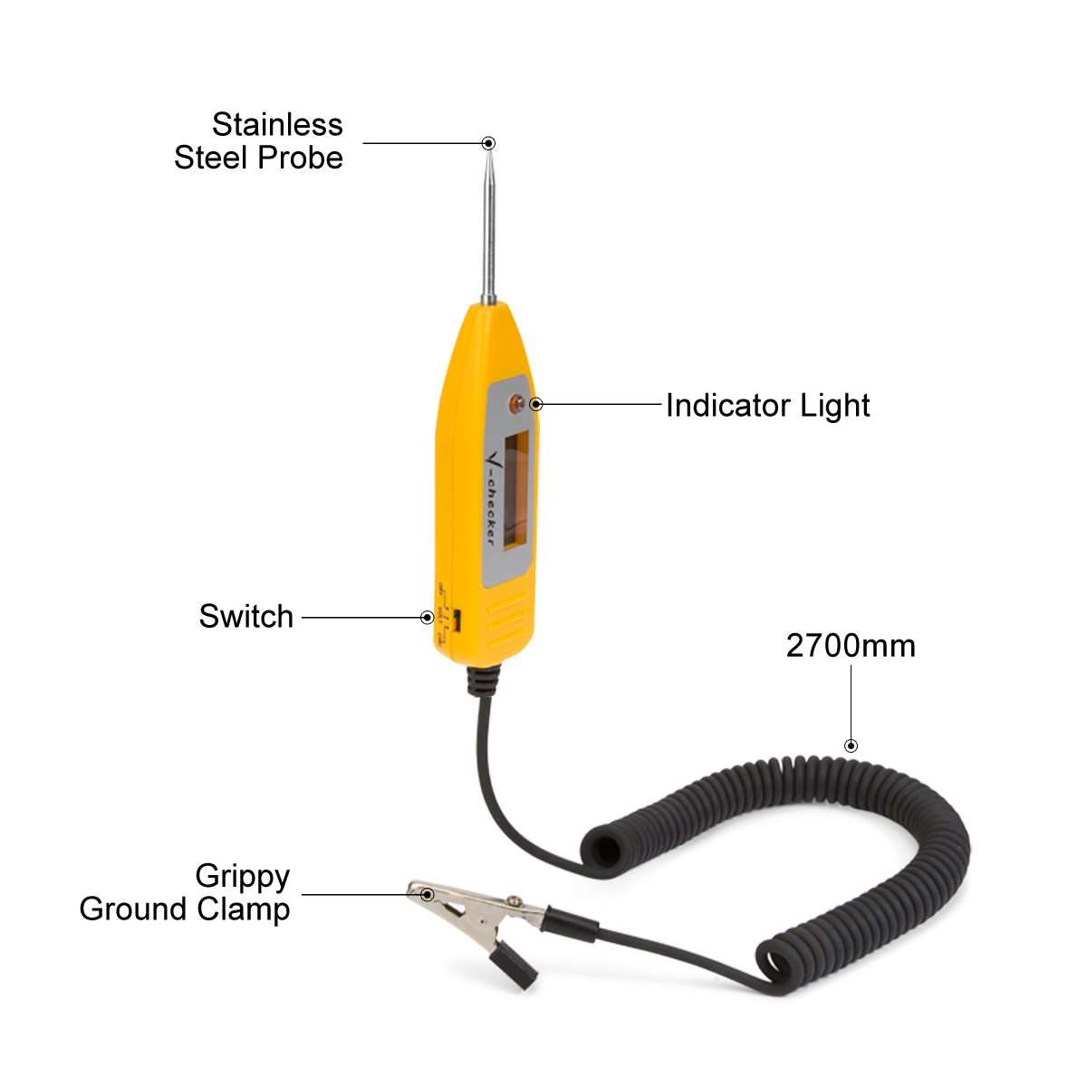 V-CHECKER T701 Automotive Multi-Meter Oscilloscope Tool Circuit Tester Pencil Muti-Function Electrical Test Pen 4