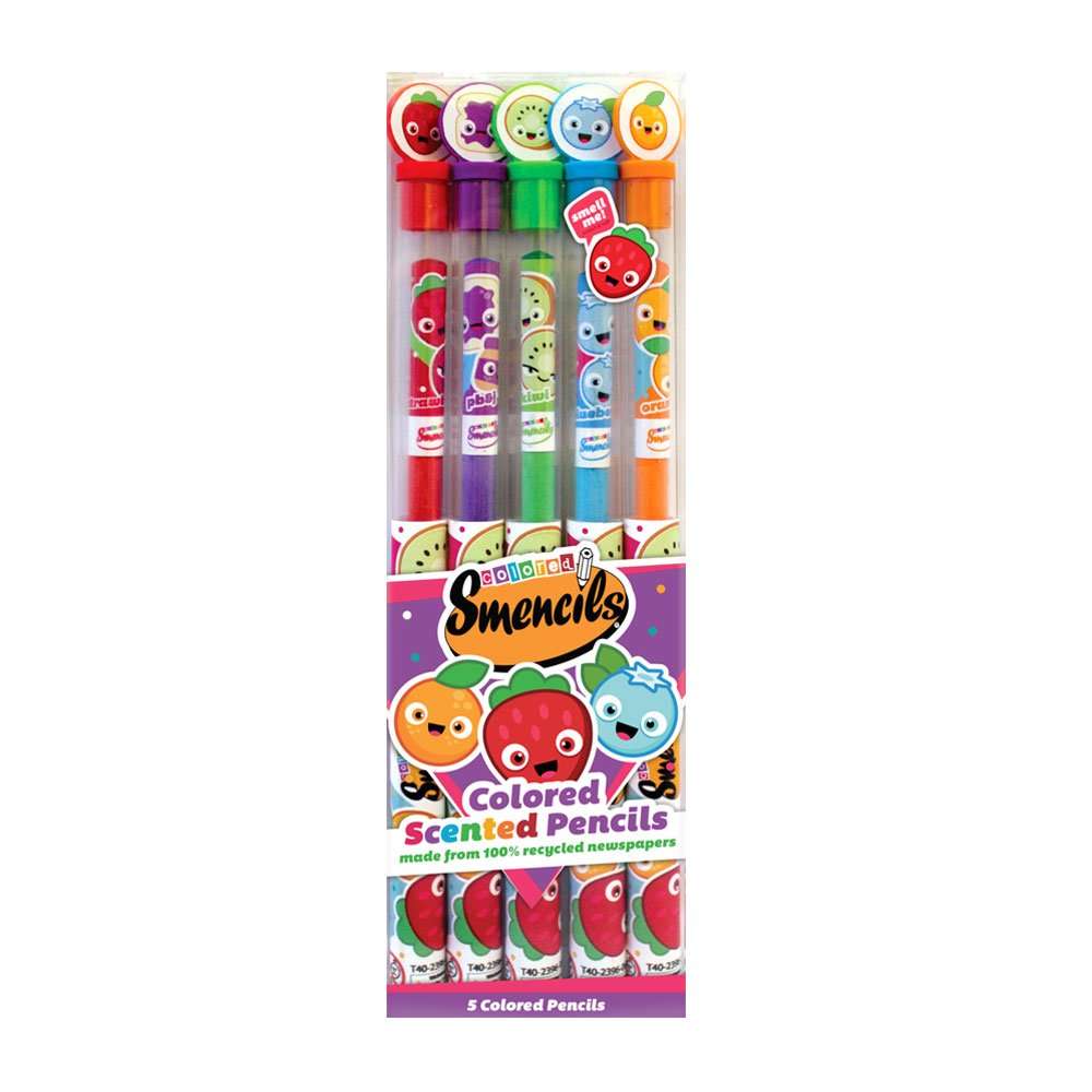 Scentco Colored Smencils - Scented Coloring Pencils, 5 Count 2