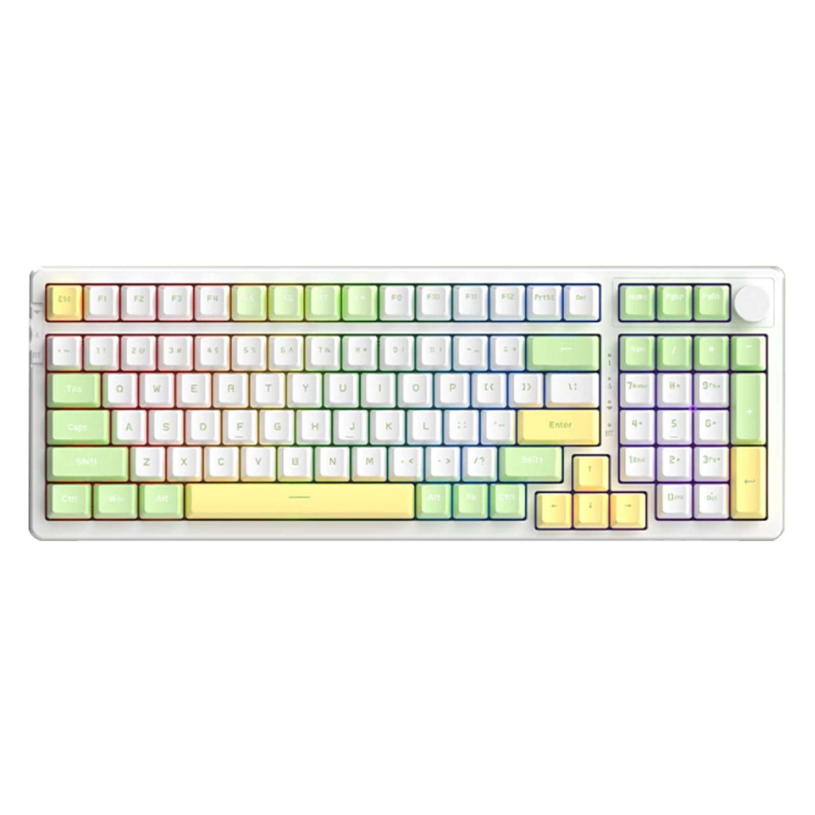 SIUKE AK992 Gasket Tri-Mode Keyboard RGB Mechanical Keyboard Gaming Keyboard with All Switches Customized Hot-Swappable BT Mode Wired Mode 2.4GHz Mode 2