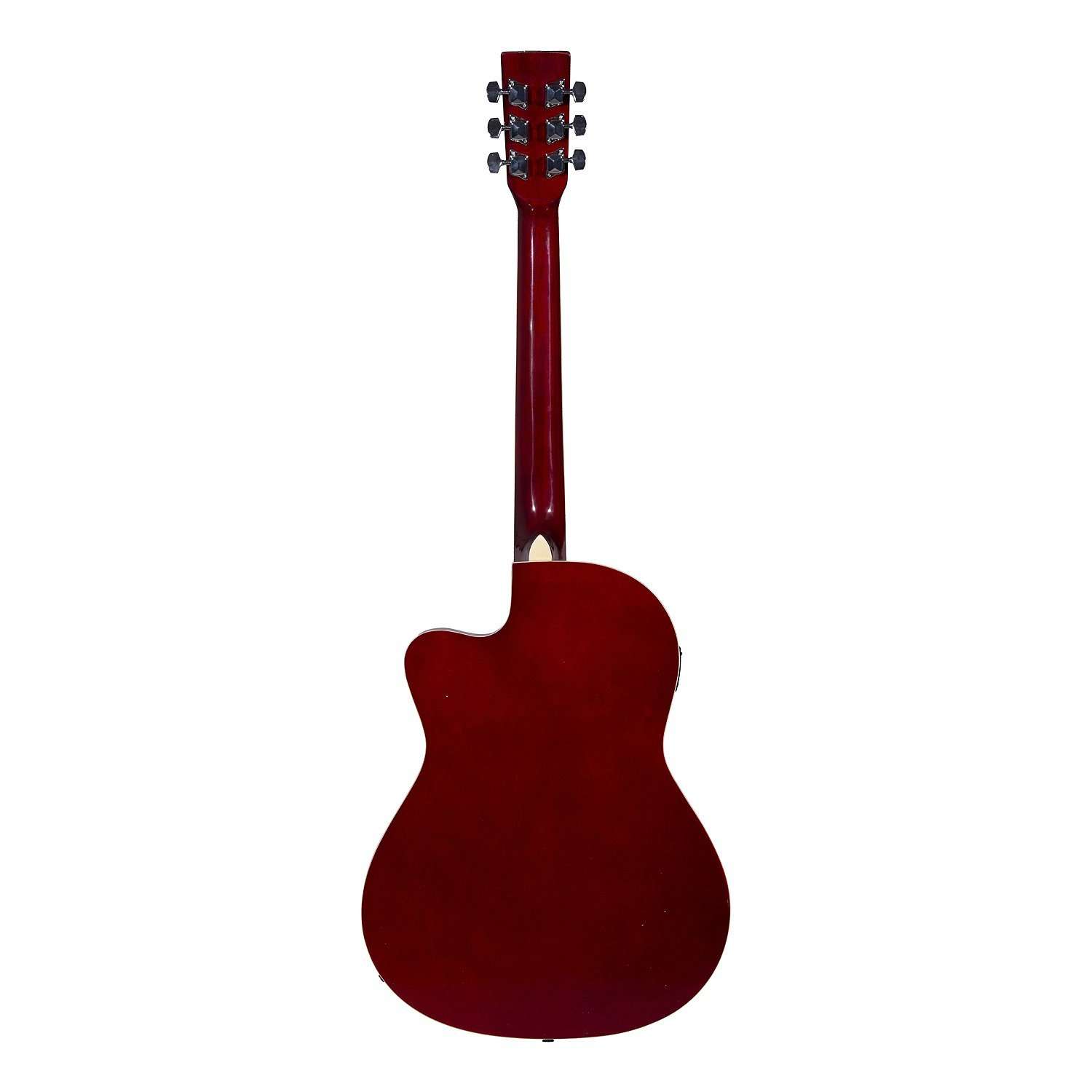 KAPS ST - 10AC, 6-Strings, Acoustic Guitar, Right-Handed, Wine Red, With Guitar Cover/Bag 3
