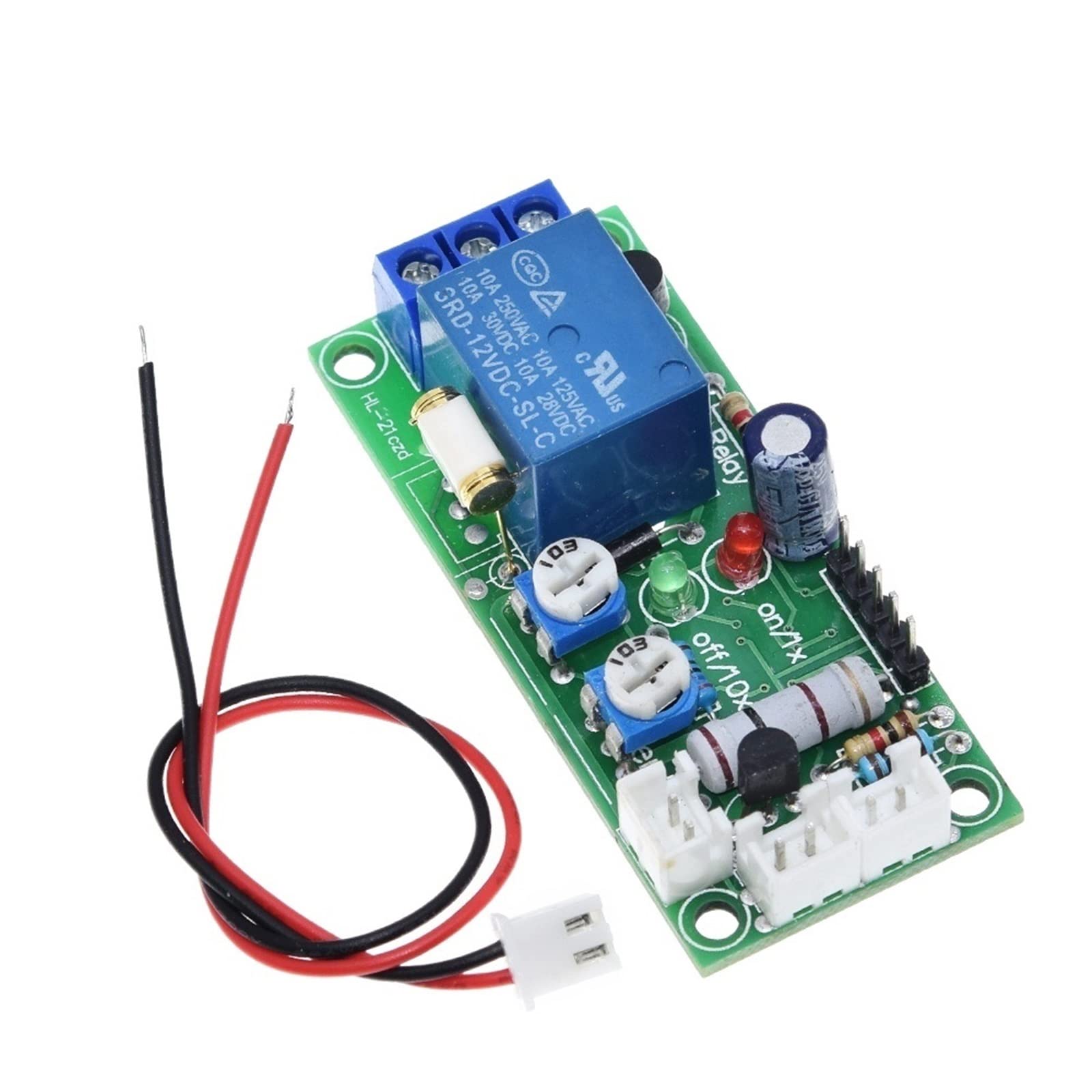 KENID 1PCS Vibration Module/Vibration Sensors Relay Switch Sensitivity and The Time Delay Adjustable (D2A1) 12V