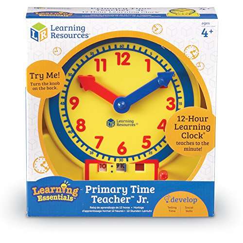 Learning Resources Primary Time Teacher Jr. 12 Hour [Yellow] 5