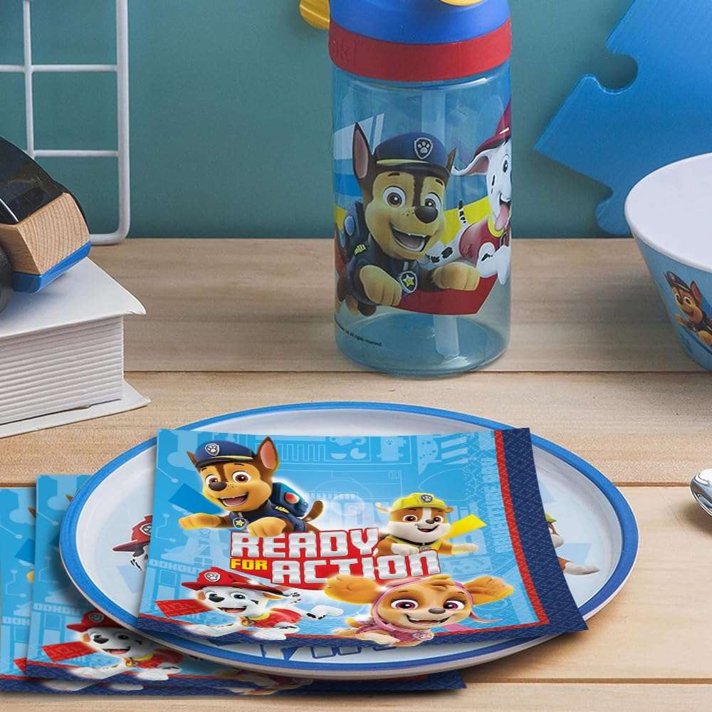 Paw Patrol Adventures Beverage Paper Napkins - 5" x 5" (Pack Of 16), Vibrant & Fun Serviettes - Perfect For Birthdays, Themed Parties & Celebrations 3