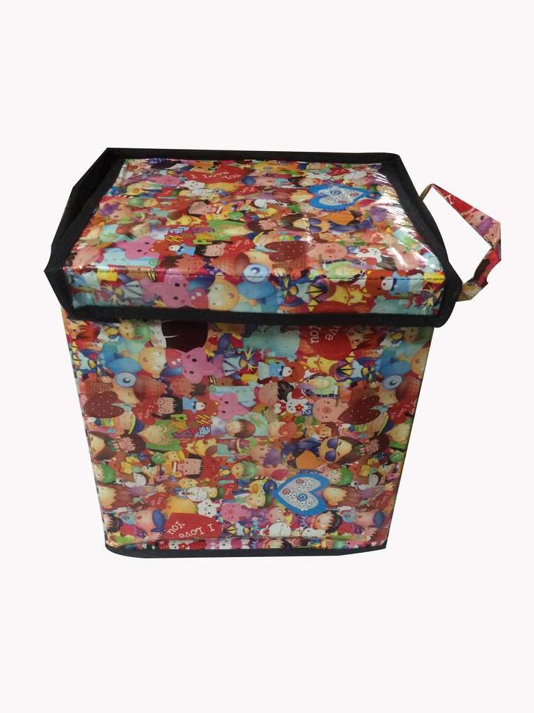 Home Candy Kids Cloth Big Foldable Laundry Bag - Multicolour 1