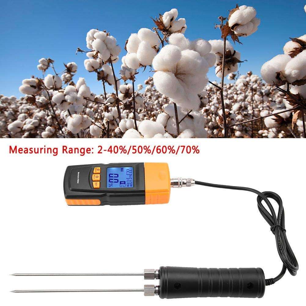YYONGAO Water Quality Meter, Moisture Meter for Wood, General Tools Digital Moisture Meter LCD Inductive Detector Timber Humidity Tester -10-60℃ High Accuracy 2