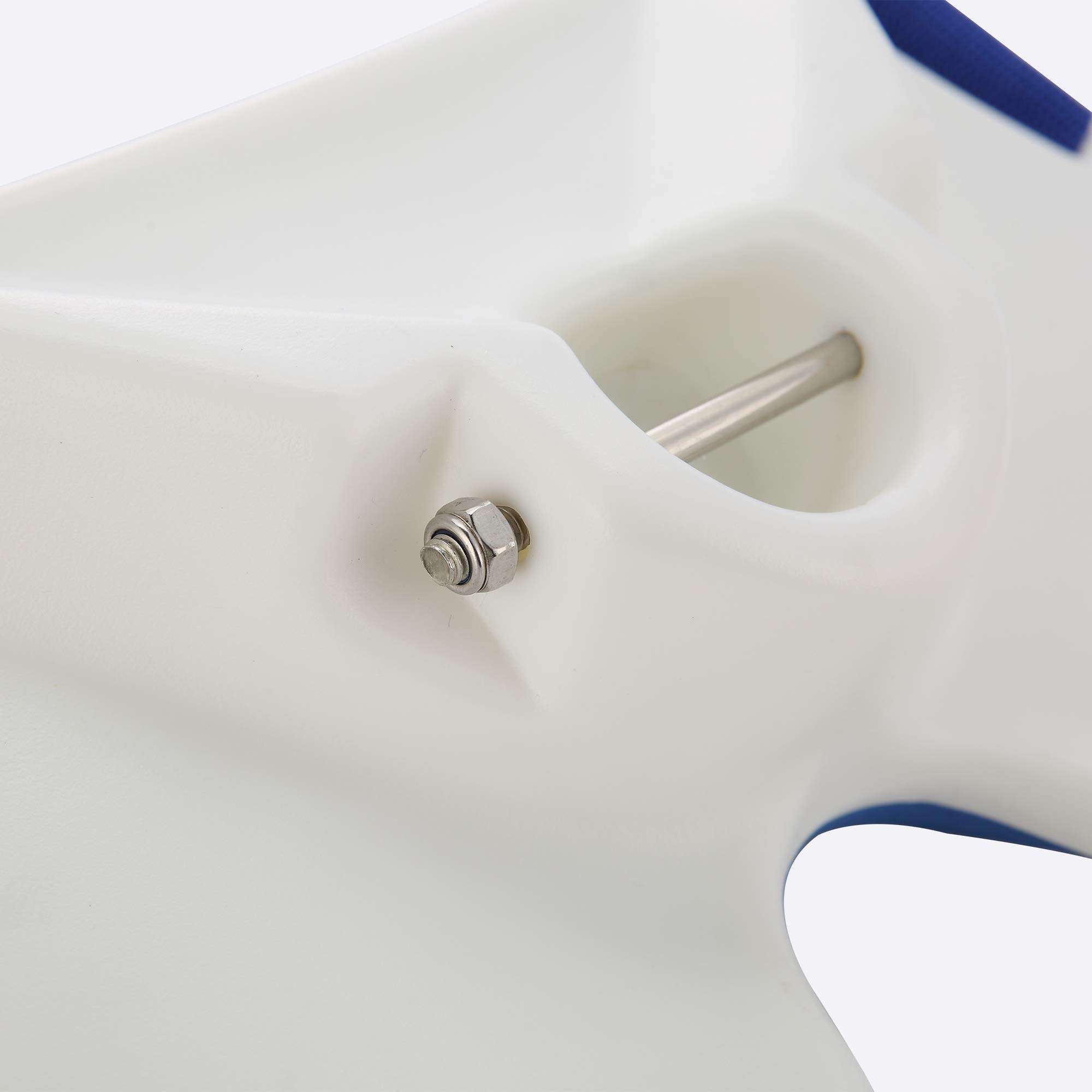 CHANNELMAY Ocean Jigging Game Fishing Waist Fighting Belt Saltwater Fishing Rod Pole Holder for Boat EVA Form Padded Adjustable Strap Support Stand Up 4