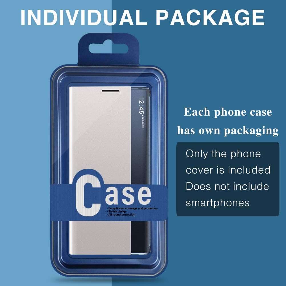 Note 20 Ultra Case for Samsung Galaxy Note 20 Ultra 5G Case Leather with Kickstand Clear View Flip Folio Smartphone Case for Women Waterproof Shockproof Protective Cover for Galaxy Note 20 Ultra 2