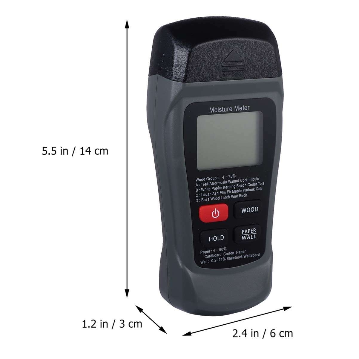 ULTECHNOVO household suite Building Material Meter mold toxicity test mold moisture meter plant bamboo firewood moisture meter Bamboo mold test kit for home indoor hygrometer 4