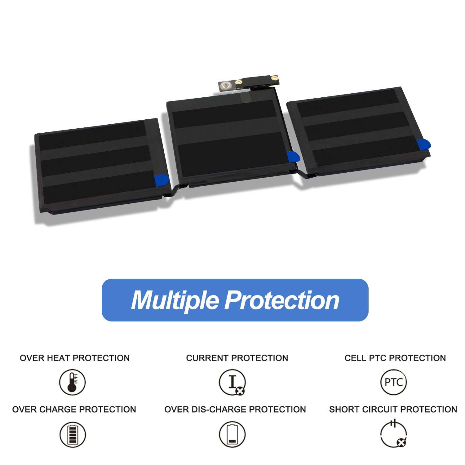 ANTIEE A2159 A2289 A2338 Battery Replacement, A2171 Battery for MacBook Pro 13-Inch 2019 2020 (M1) EMC 3301 3456 3578 MUHN2 MUHP2 MUHQ2 MUHR2 MXK62 MYDA2 MYD82 MYD92 MYDC2 MXK52 MXK32 MXK72 4