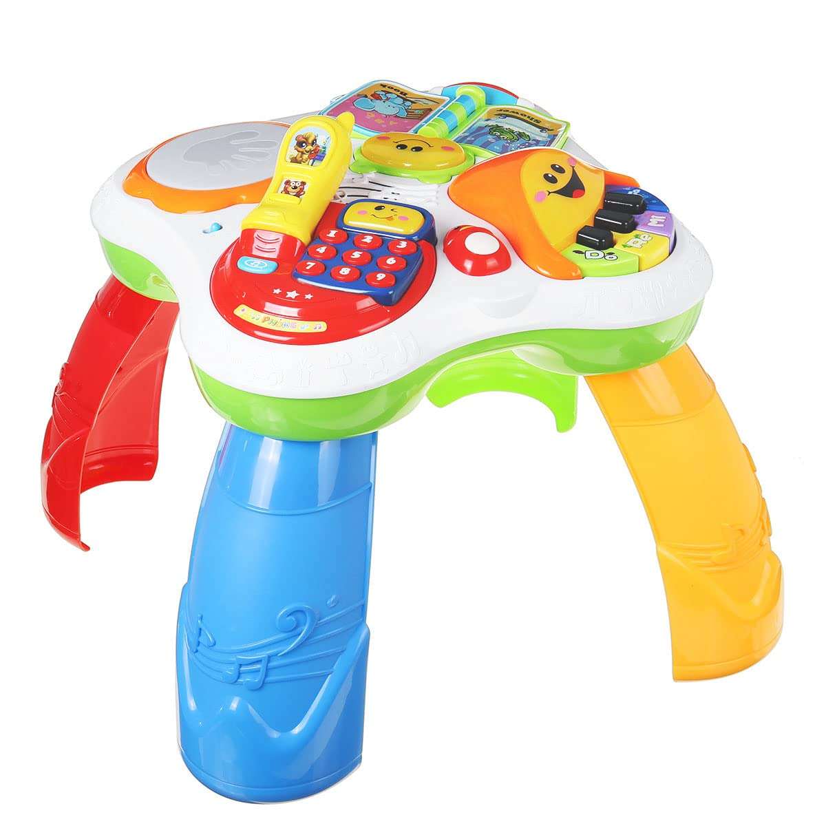 Mokshith Musical Learning Table Baby Toys Early Education Toys Music Activity Center Table Baby Sound Toy for Infant Babies Toddler Boys Girls 1