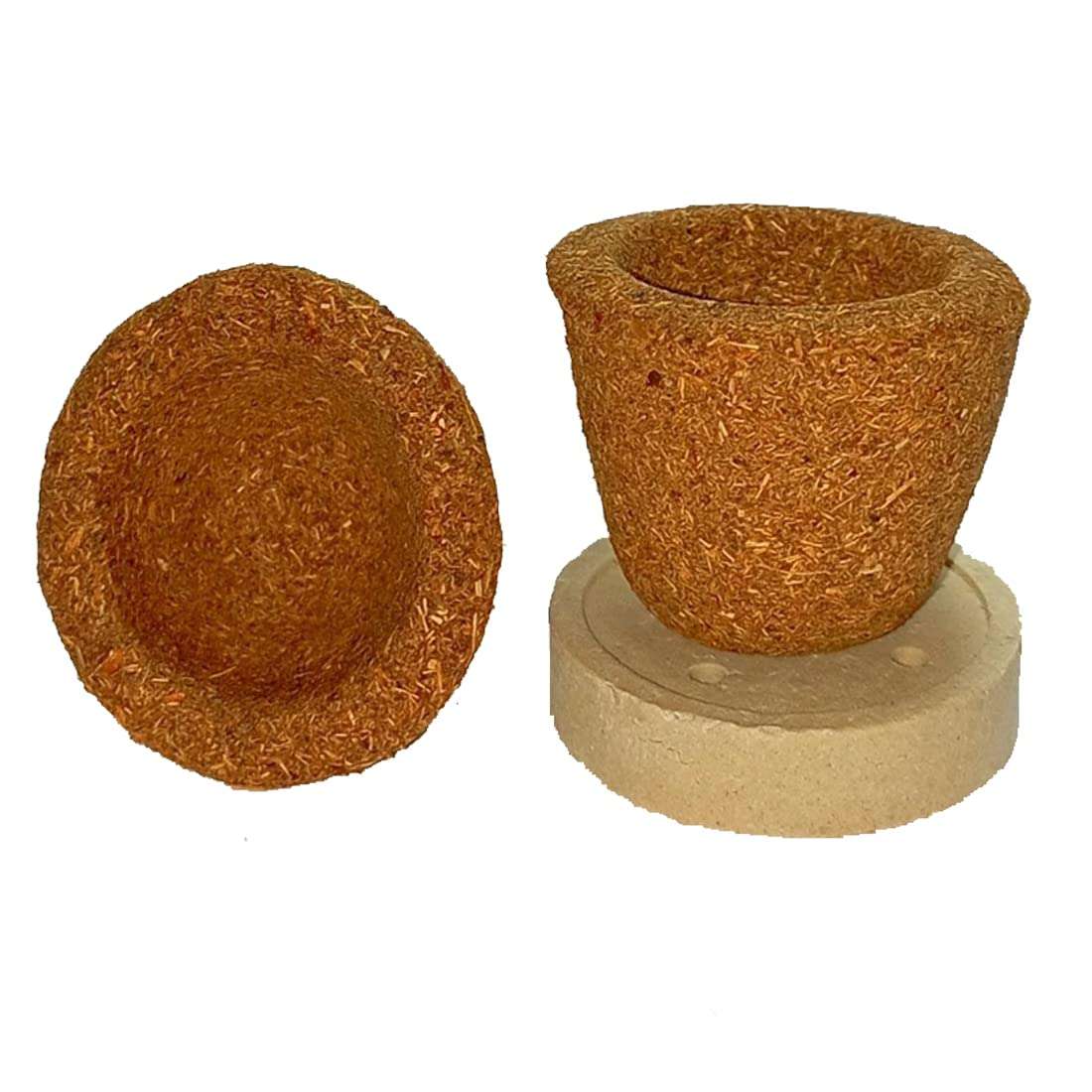 Gir Cow Dung ECO Friendly SAMBRANI Empty HAVAN Cups 1kg 3