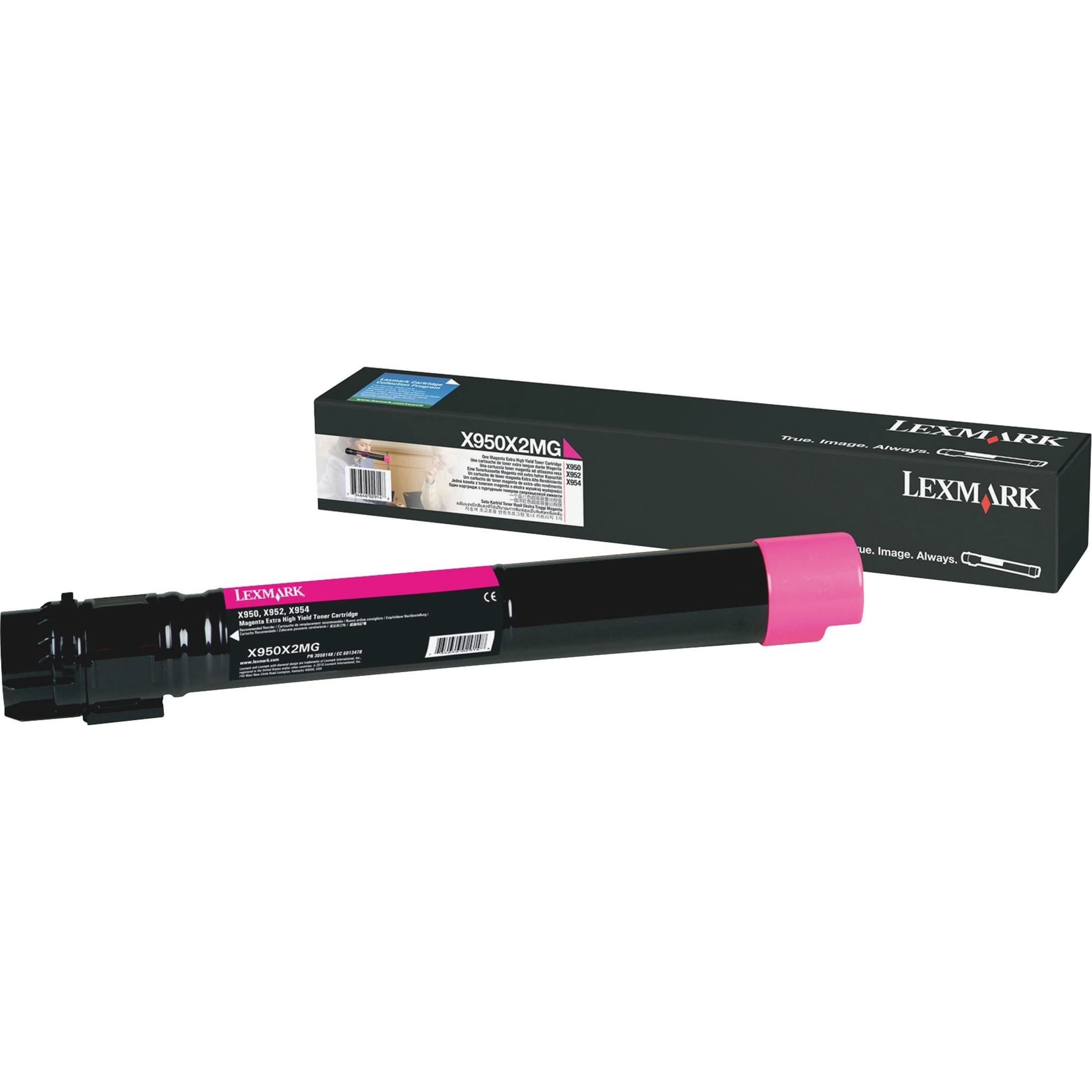 Lexmark, LEXX950X2MG, X950X2CG/KG/MG/YG Toner Cartridges, 1 Each