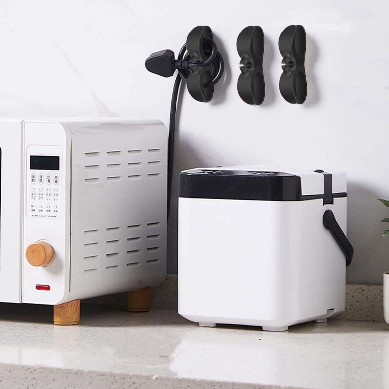 MSA Cable Cord Organizer Kitchen Cord Winder Cord Holder Cord Organizer for Appliances,Kitchen Appliances Cord Winder Cord Wrapper for Cable Winder,Cord Holder Cord Organizer for Appliances 4