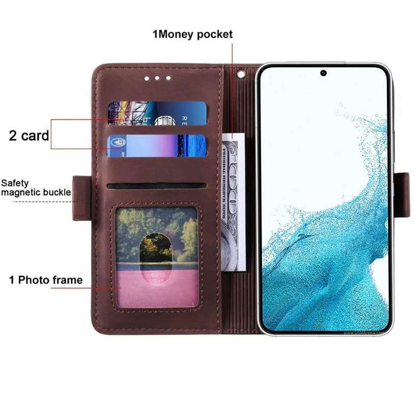 TROUNCE Professional Flip Cover (Shock Proof | Velvet Finish | Card Pockets Wallet & Stand | Brown) Case for Realme Narzo 60 Pro 3