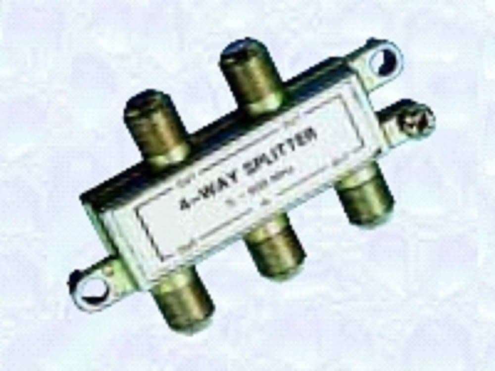 Electronic Master EM721225A 4-Way Splitter 5-900MHZ (2 Pack/Order)