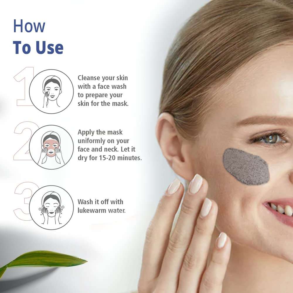 MOKSHAUM Natural Dead Sea Mud Clay Mask Powder for Skin-Deep Cleanse,Detoxify,Removes Blackheads & Acne,Moisturizer & Stimulates Circulation - Suitable for All Skin (200 g Pack of 1) 6