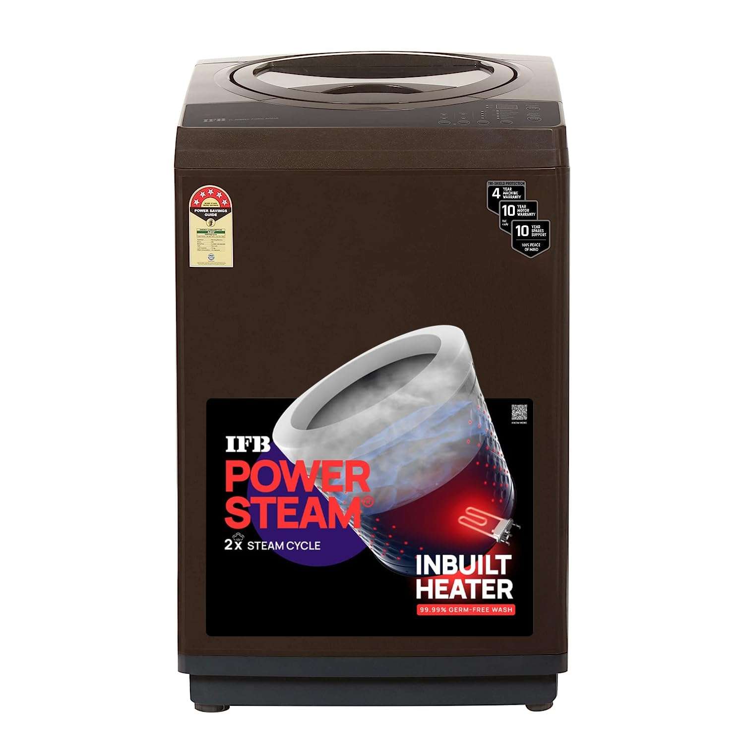 IFB 7.0 Kg Fully-Automatic Top Loading Washing Machine (TL-R1BRS 7.0KG Aqua, Brown, 2X Power Steam, 4 Years Comprehensive Warranty) 1