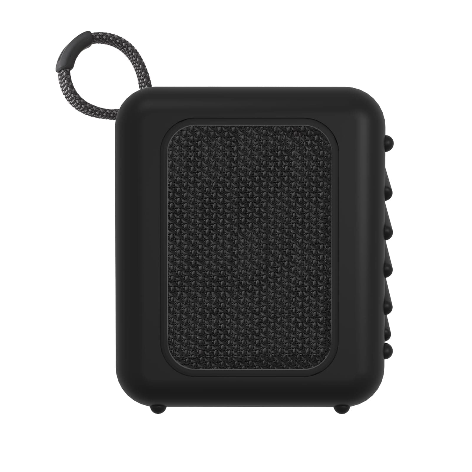 Geekria Silicone Speaker Case Cover Compatible with JBL GO 4 Case, Protective Soft Skin, Replacement Portable Speakers Travel Carrying Sleeve with Keychain Hook (Black) 1