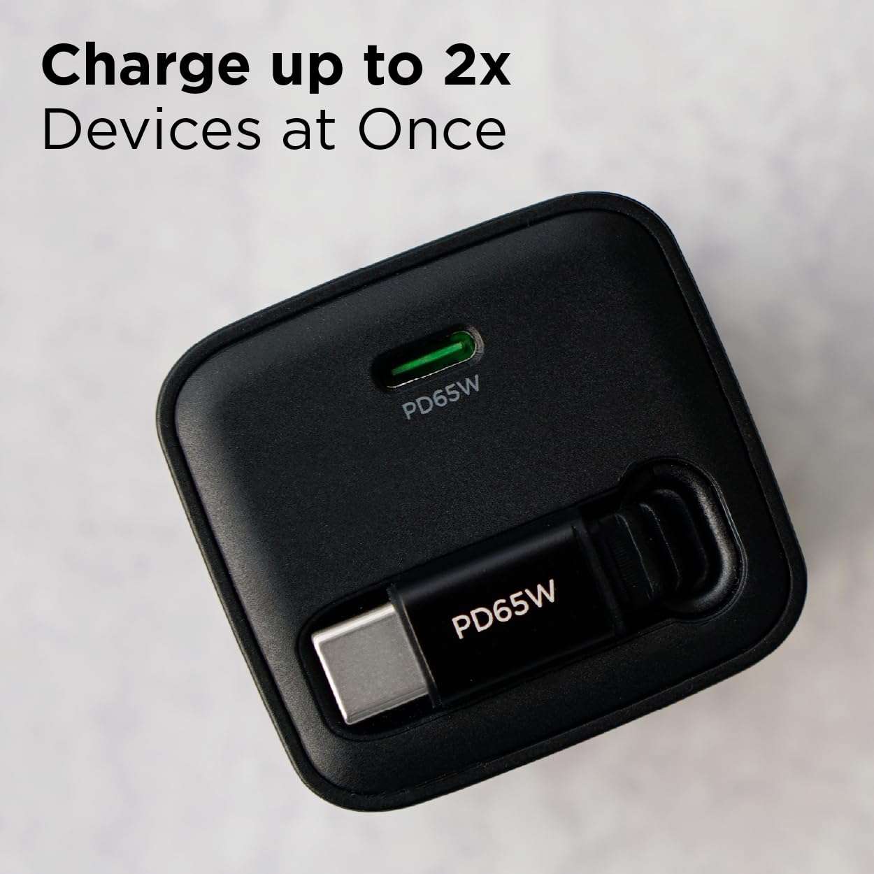 Limitless 65W GaN Wall Charger with 32" Retractable Type-C Cable 4