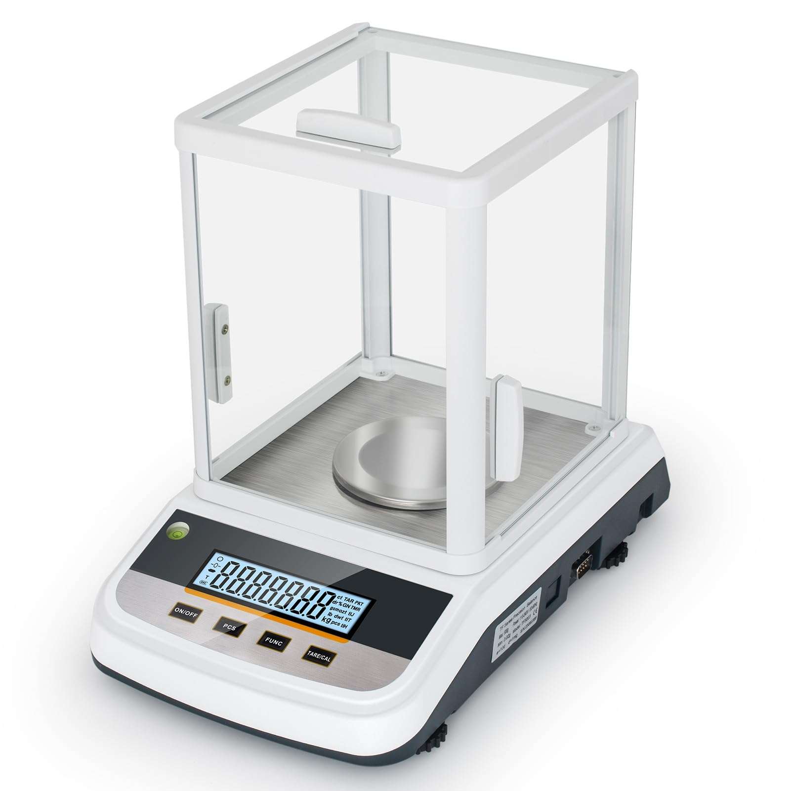 500g Analytical Lab Balance with 0.001g Ultra-Precision, Digital Scale Multi-Functional Units Plug-in Exclusive 500g Weight - Ideal for Laboratories, Research, Industrial, Kitchen, Food, Jewelry… 1