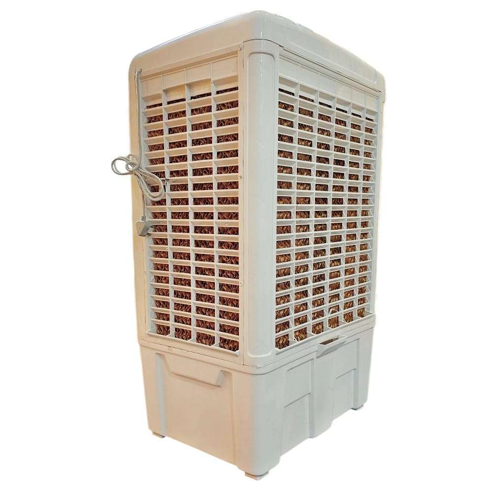 ForeSpace - Maestro-M4H - 75 Litres Desert Air Cooler for home | For Larger Room| High Density Honeycomb Pads | High-Speed | Ever-last Pump | Humidity Control - White 3