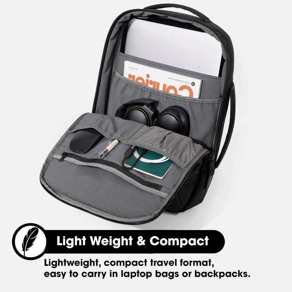 Sounce 4-In-1 Portable Type-C Hub (Type-C To 4 Usb-A Ports) With Aluminum Shell, Usb Port Hub 3.0 Compatible For Pc, Mac Pro, Mac Mini, Imac, Tablet, And Smartphone Black 6