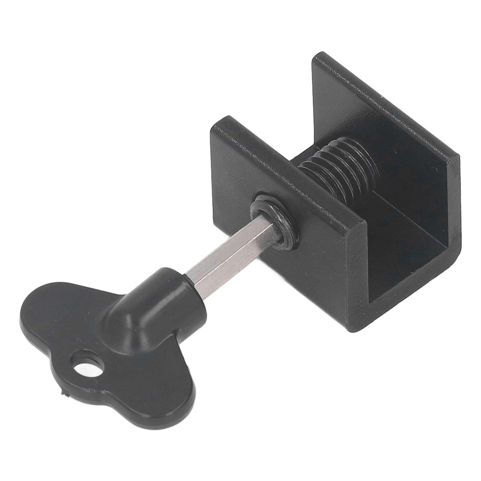 15Pcs Sliding Door Lock Kit with Wrench Child Sliding Window Security Lock for Home, Kitchen, Office (Black) 6