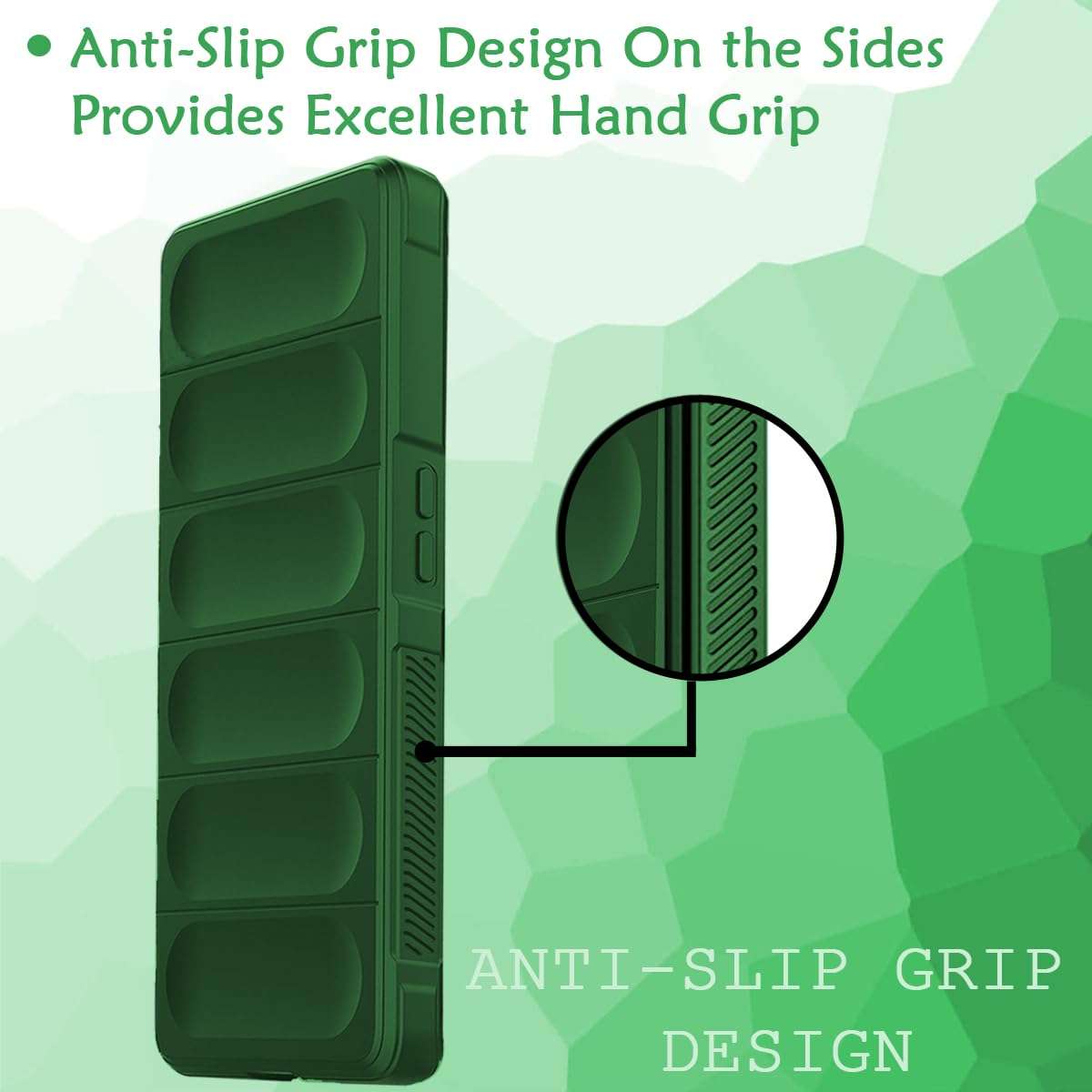 Jkobi Back Cover Case for OnePlus Nord CE 2 Lite 5G (Matte Liquid Silicon | Camera Protection | Shockproof | Green) 6