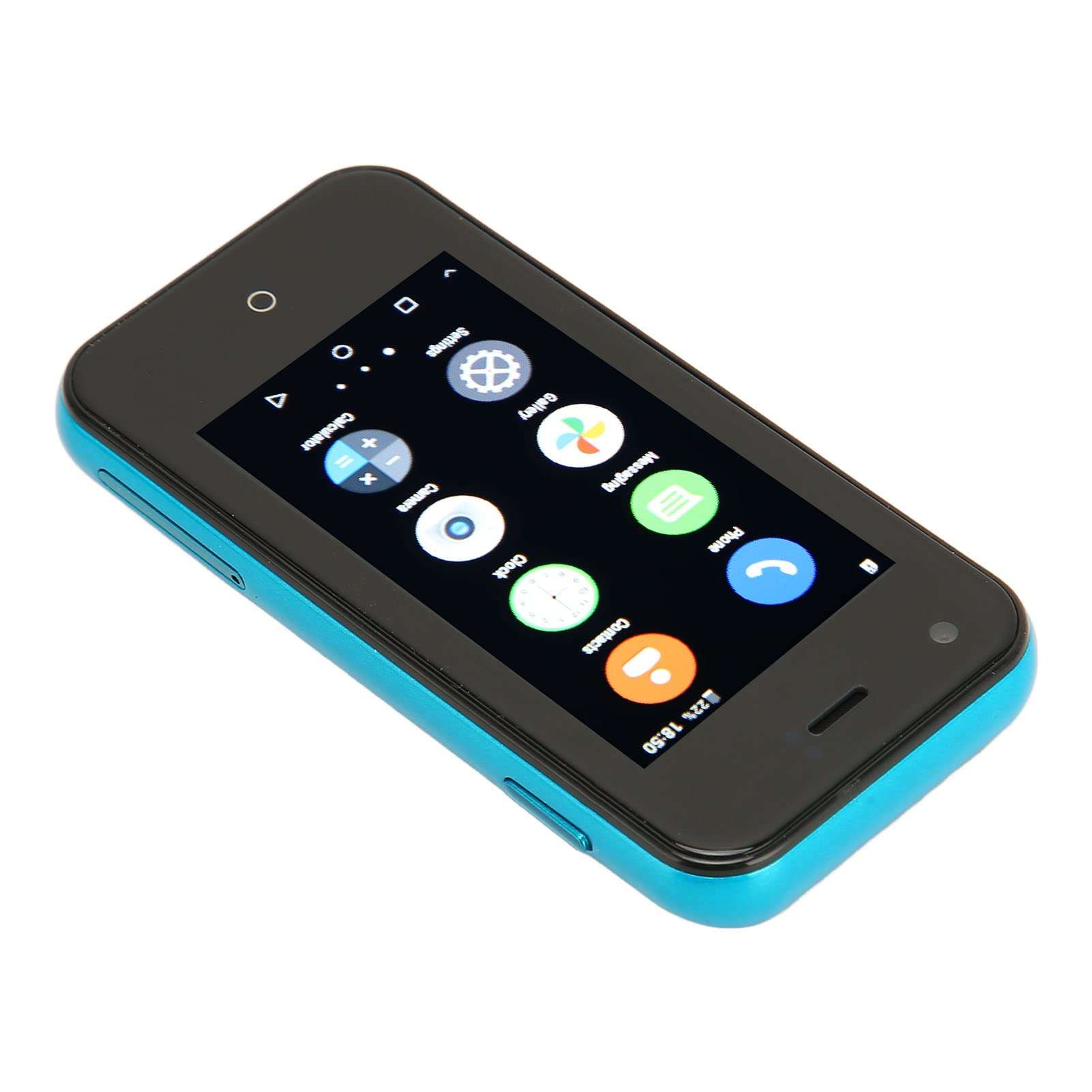 3G Mini Smartphone, MTK6580 CPU 2.5 Inch Soyes D18 Mini Mobile Phone for Home (Blue Rose) 1